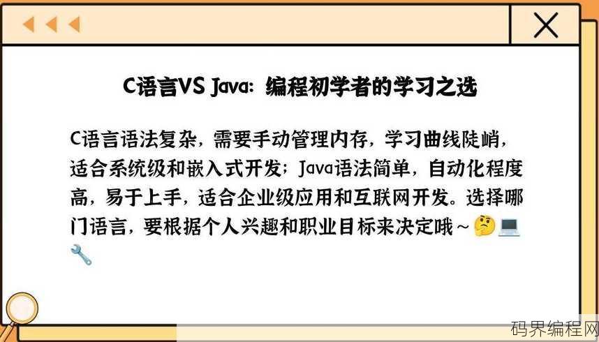 c语言和java先学哪个