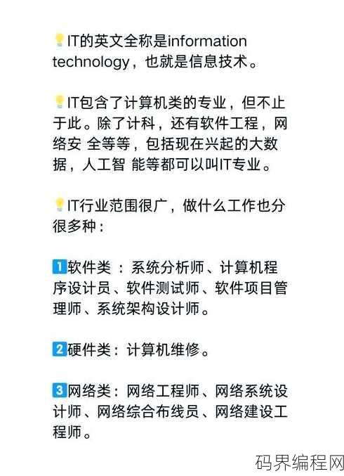 it入门应该学什么