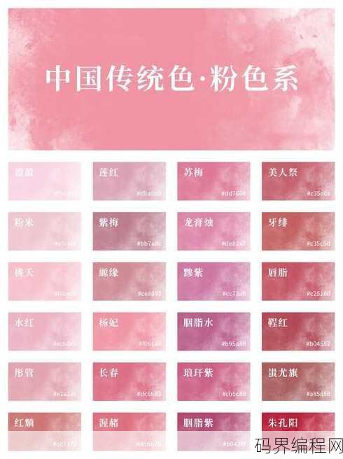 html粉色颜色代码，HTML中粉色颜色代码详解