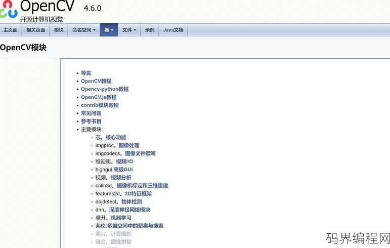 opencv官方文档中文版