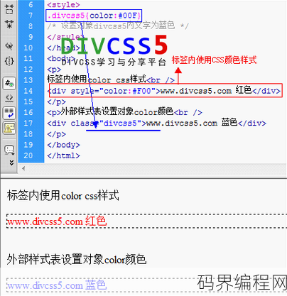 html超链接字体颜色怎么改