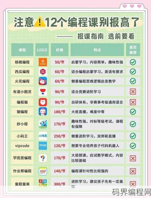 10岁学编程适合什么课程