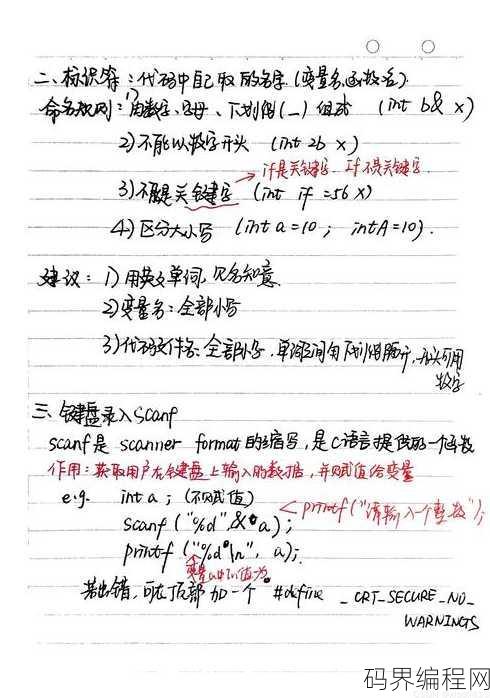 c语言入门自学笔记