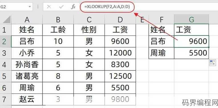 lookup函数的使用方法两个表格