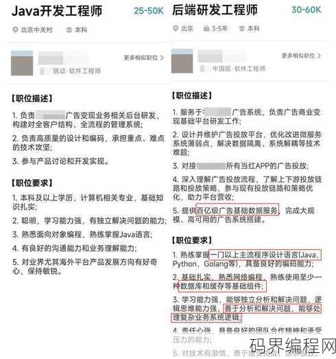 程序员招聘要求，程序员招聘标准一览