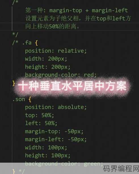 css设置居中