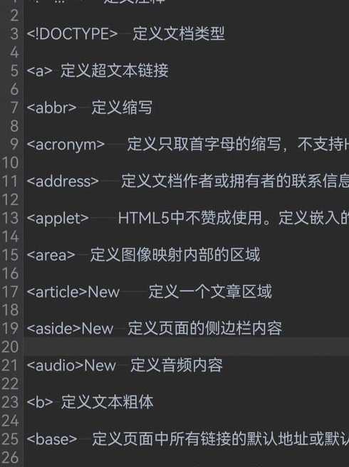 html代码大全官网（html代码讲解）