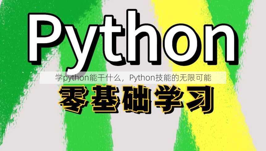 学python能干什么