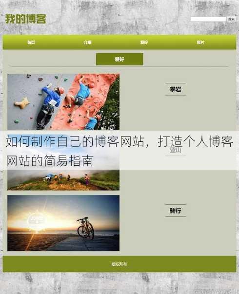 如何制作自己的博客网站