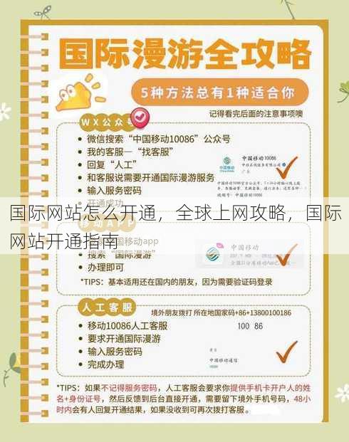 国际网站怎么开通