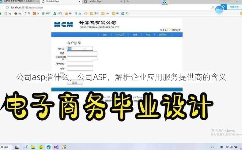 公司asp指什么