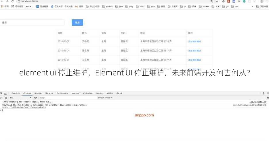 element ui 停止维护