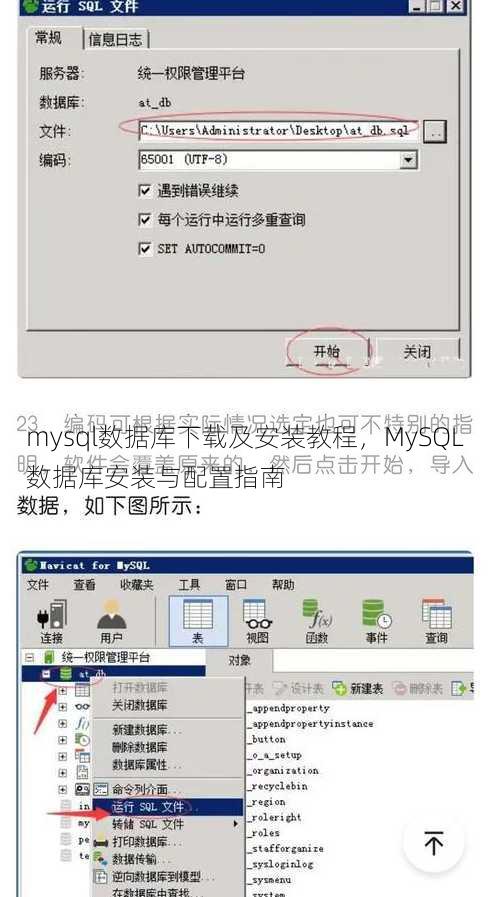mysql数据库下载及安装教程，MySQL数据库安装与配置指南