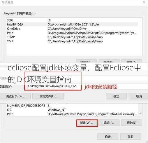 eclipse配置jdk环境变量