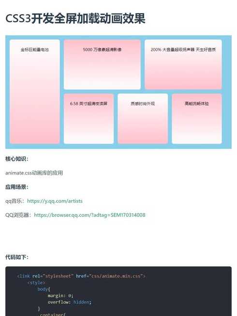 css3图片飞入动画效果（图片动画效果设置为进入飞入）