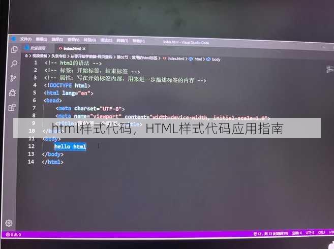 html样式代码
