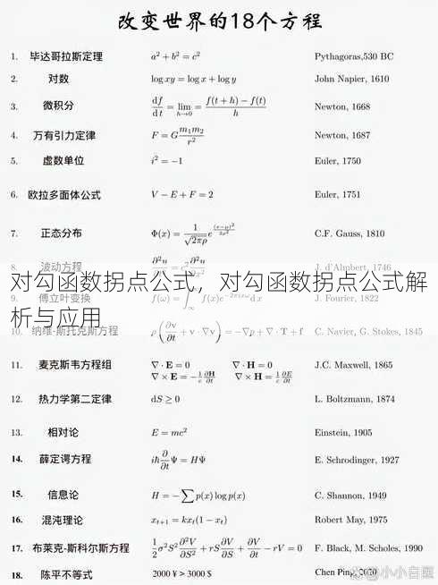 对勾函数拐点公式