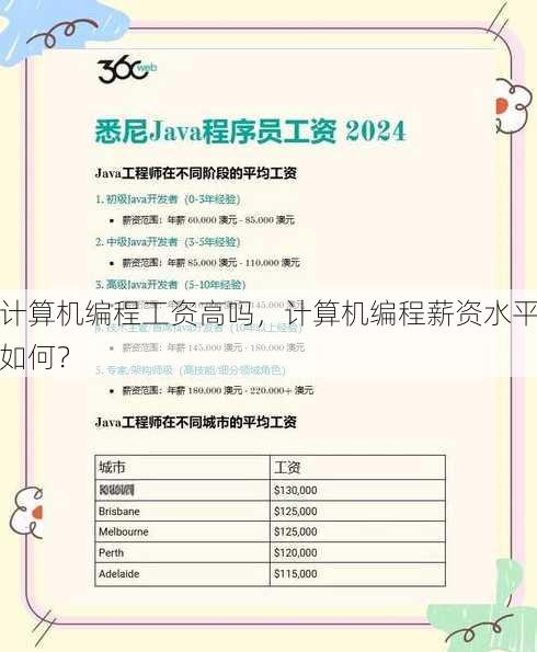 计算机编程工资高吗