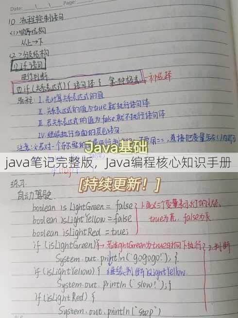 java笔记完整版