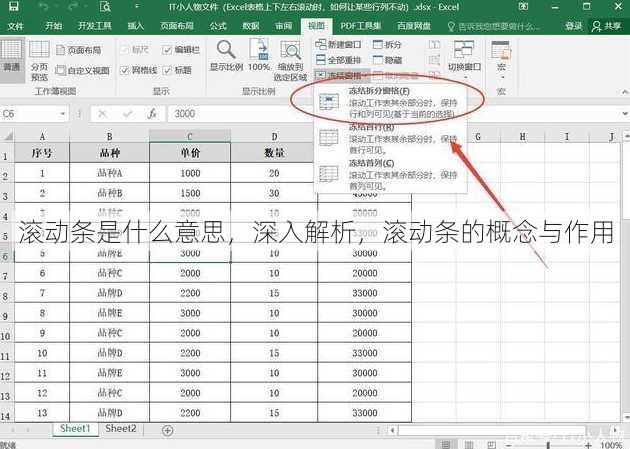 滚动条是什么意思