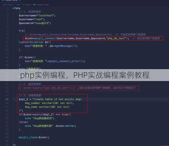 php实例编程