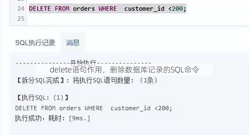 delete语句作用