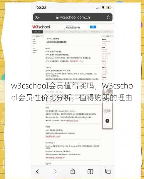 w3cschool会员值得买吗