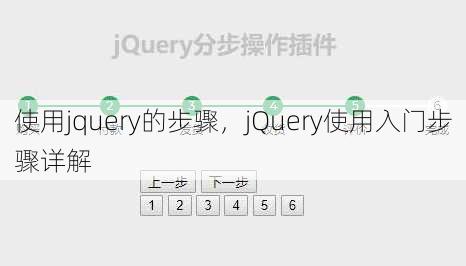 使用jquery的步骤