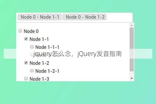 jquery怎么念