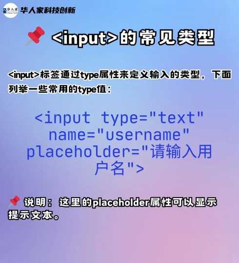 关于htmlinputtype的信息