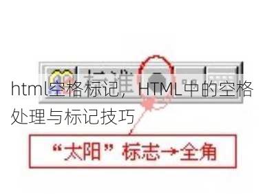 html空格标记