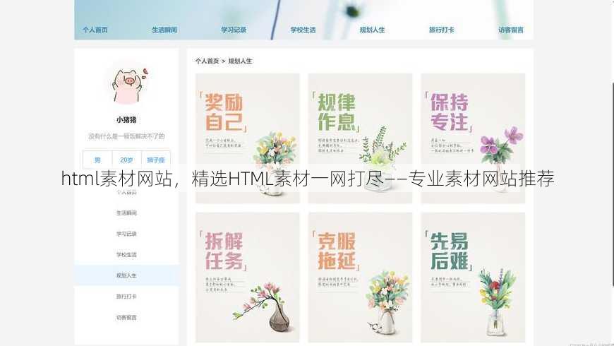html素材网站