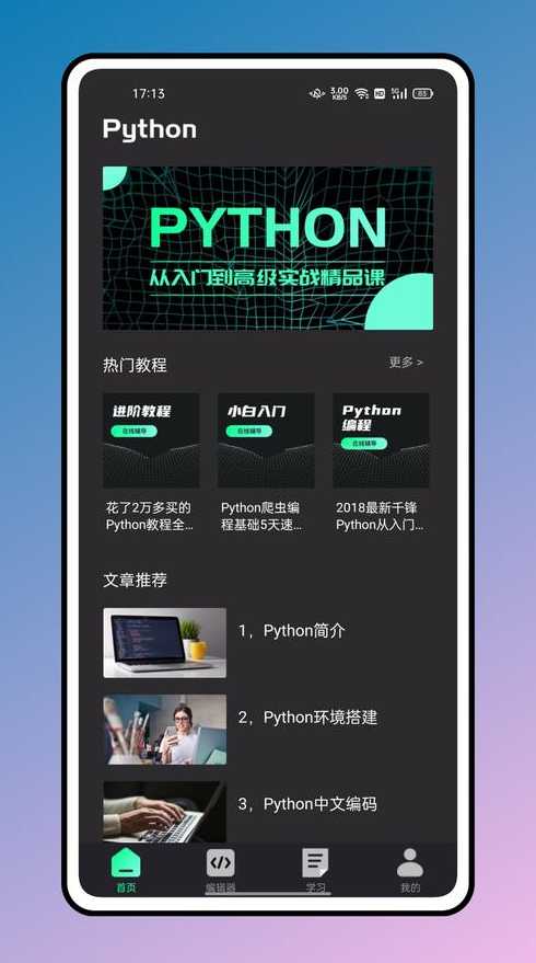 python教程bilibili（Python教程app）