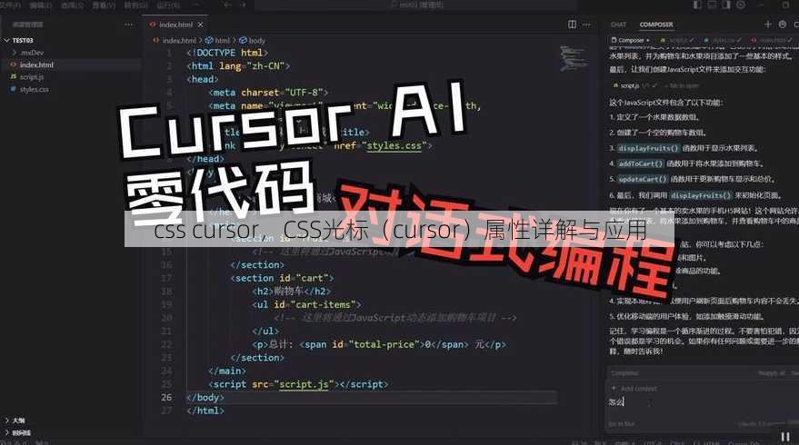 css cursor