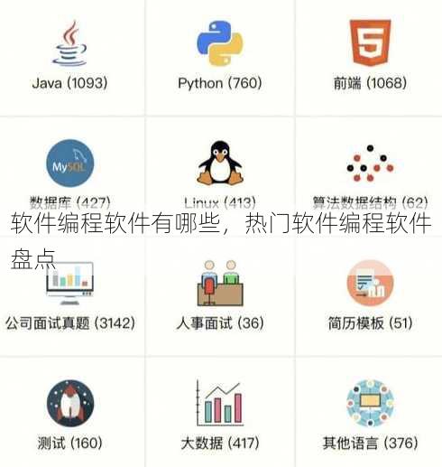 软件编程软件有哪些
