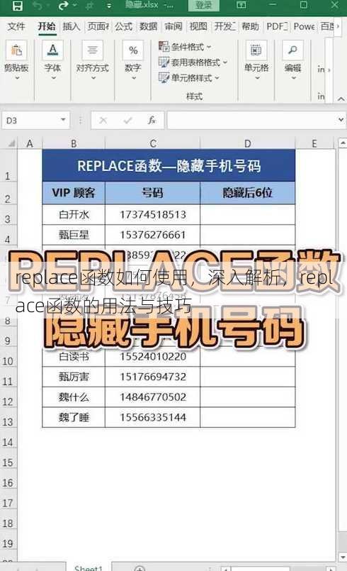 replace函数如何使用