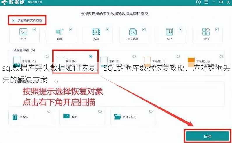 sql数据库丢失数据如何恢复