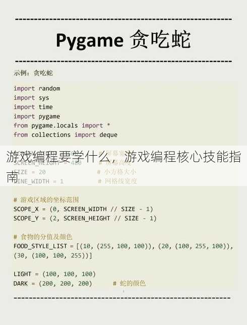 游戏编程要学什么