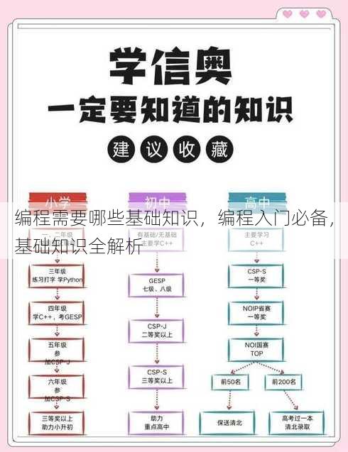 编程需要哪些基础知识