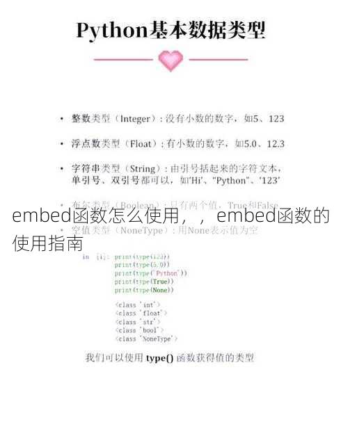 embed函数怎么使用