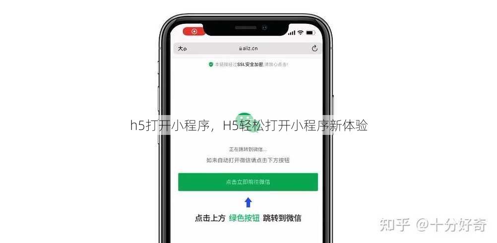 h5打开小程序