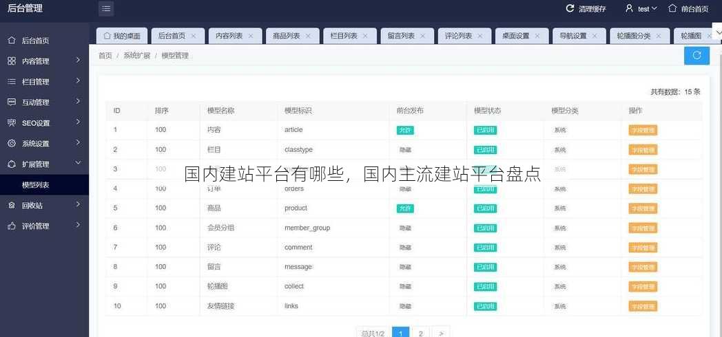 国内建站平台有哪些