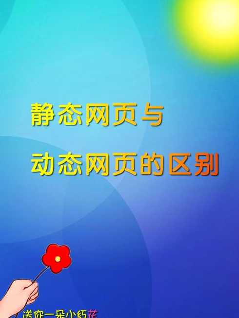 静态网页（静态网页和动态网页的区别）