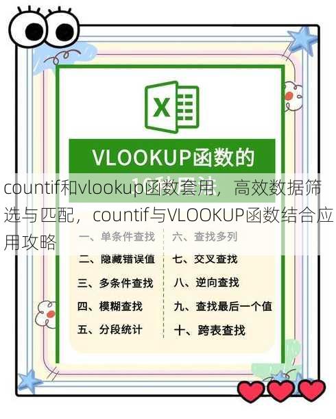 countif和vlookup函数套用
