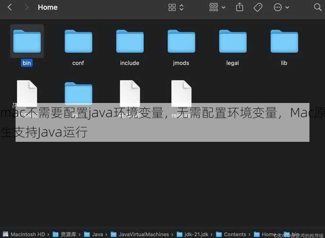 mac不需要配置java环境变量