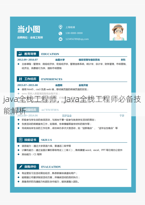 java全栈工程师