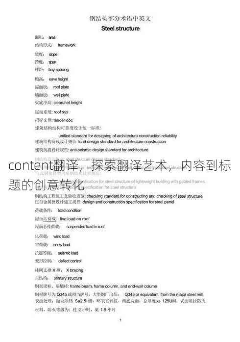 content翻译