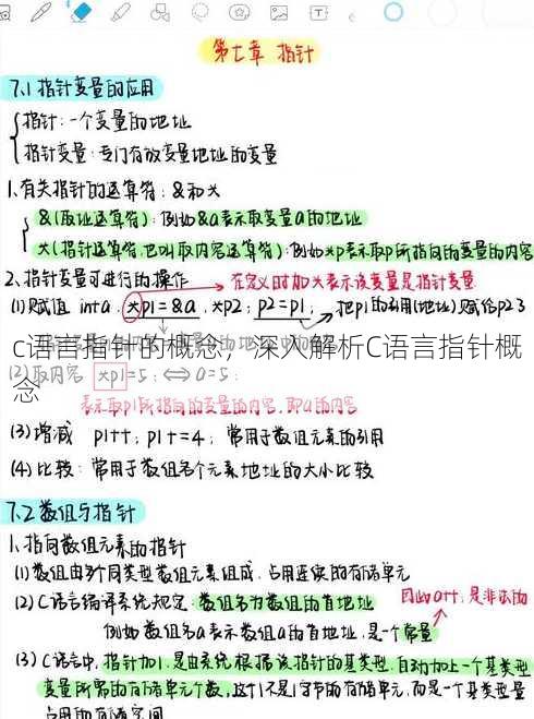 c语言指针的概念