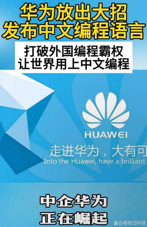 华为发布中文编程语言（华为用什么语言编程）