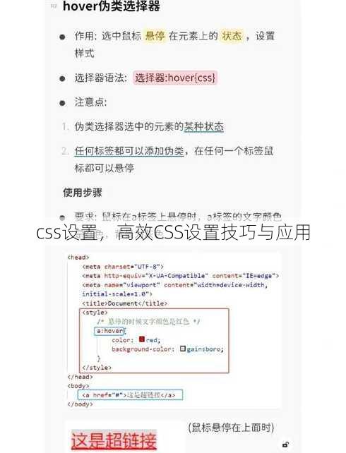 css设置